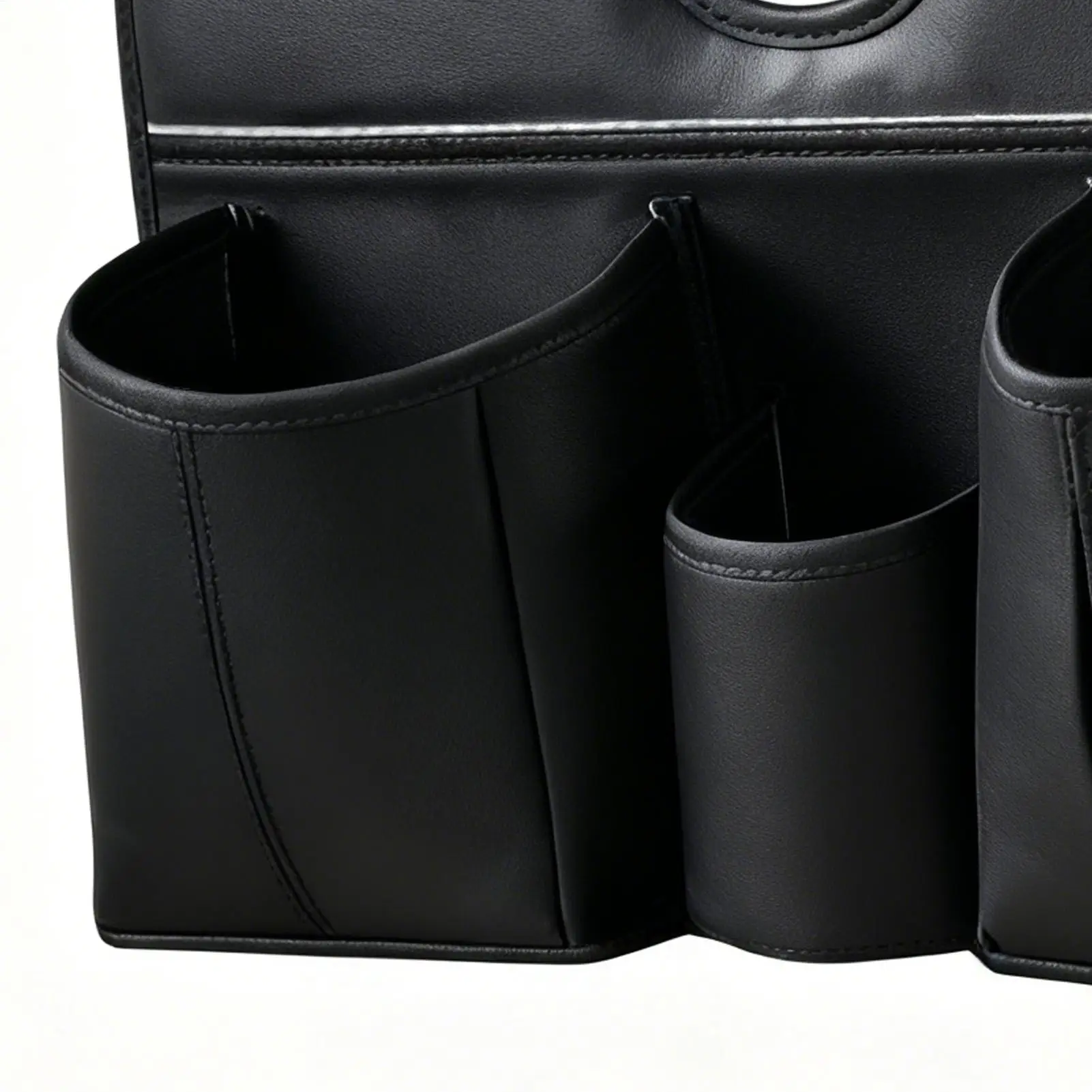 

Backseat Car Organizer With Cup Tablet Holder Behind Seat Car Organizer Kick Mats For SUV RV Truck Sedan Kids Toys Snack Tissue