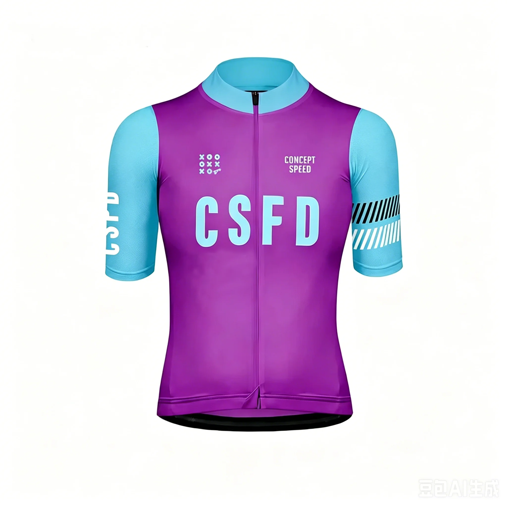 CSFD White Total Cycling Team Jersey New Bike Vest Maillot Men Women CAJA RURAL Quick Dry Ropa Ciclismo Bicycle Jersey T-shirt view 3