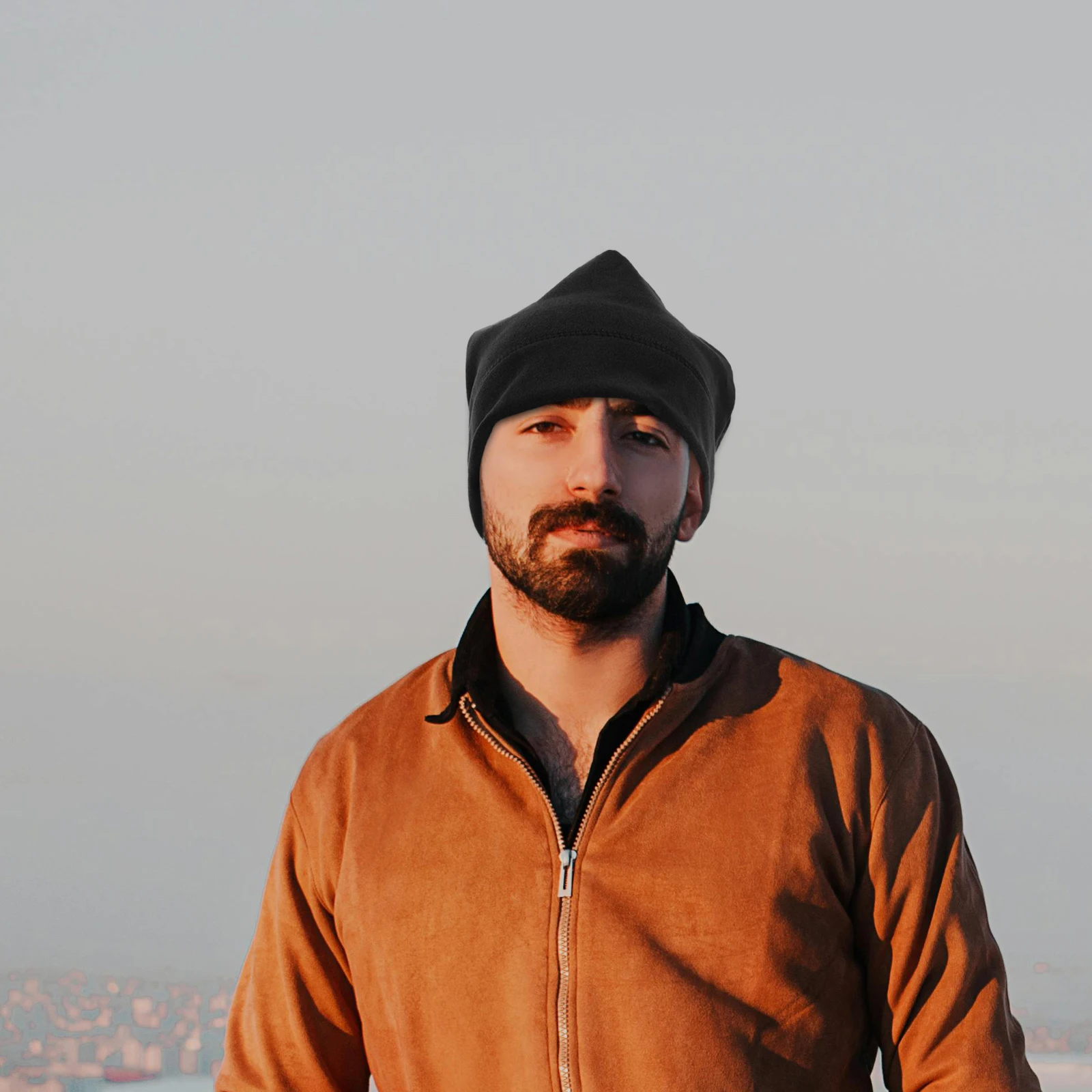 2Pcs Cold Weather Hat Warm Winter Beanie Cap for Men Women Ski Cycling Sports Windproof Warm Hat