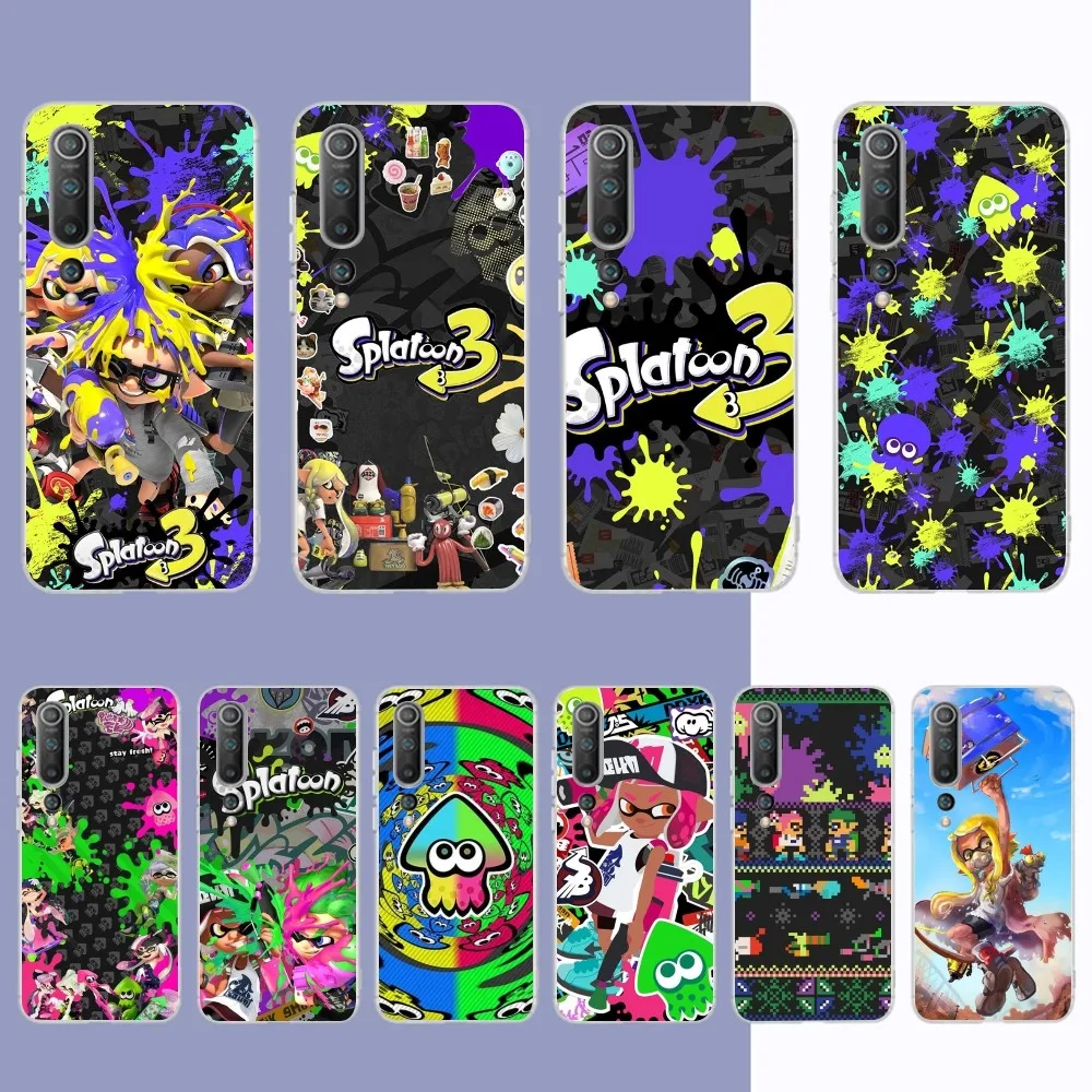 

Game Splatoon 3 Phone Case for Samsung S21 A10 for Redmi Note 7 9 for Huawei P30Pro Honor 8X 10i Cover