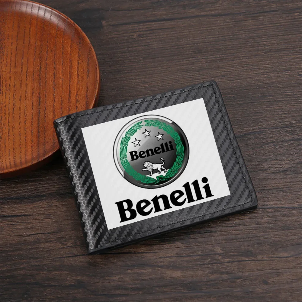 Lion stars circle leaves brand Men's Wallets Simple Business Modern Stylish Printing Design Gifts For Father Boyfriend Christmas