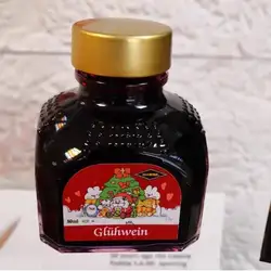DIAMINE Christmas Red Limited Edition Ink 80ml Pen Ink