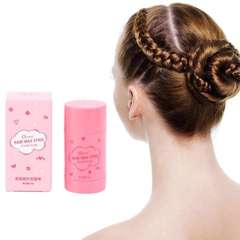 40g Hair Wax Stick Prevent Frizz Arrange Loose Smooth Fast Styling Nourish Hair Natural Plant Non Greasy Hair Wax Stick Cream