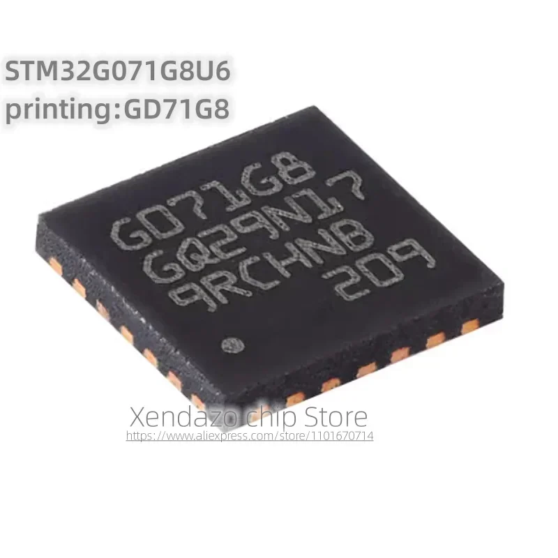 2pcs/lot STM32G071G8U6 printing GD71G8 UFQFPN-28 package Original genuine 32-bit microcontroller chip