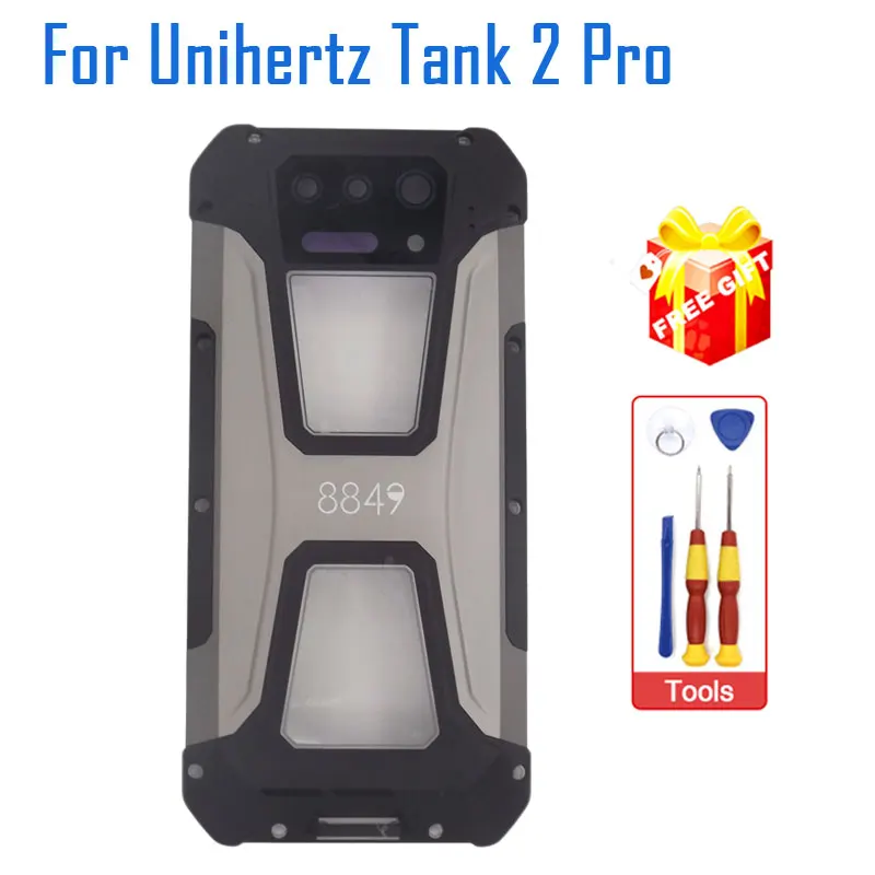 

Новая Оригинальная крышка для аккумулятора Unihertz Tank 2 Pro, задняя крышка с объективом камеры, аксессуары для телефона Unihertz Tank 2 Pro 8849