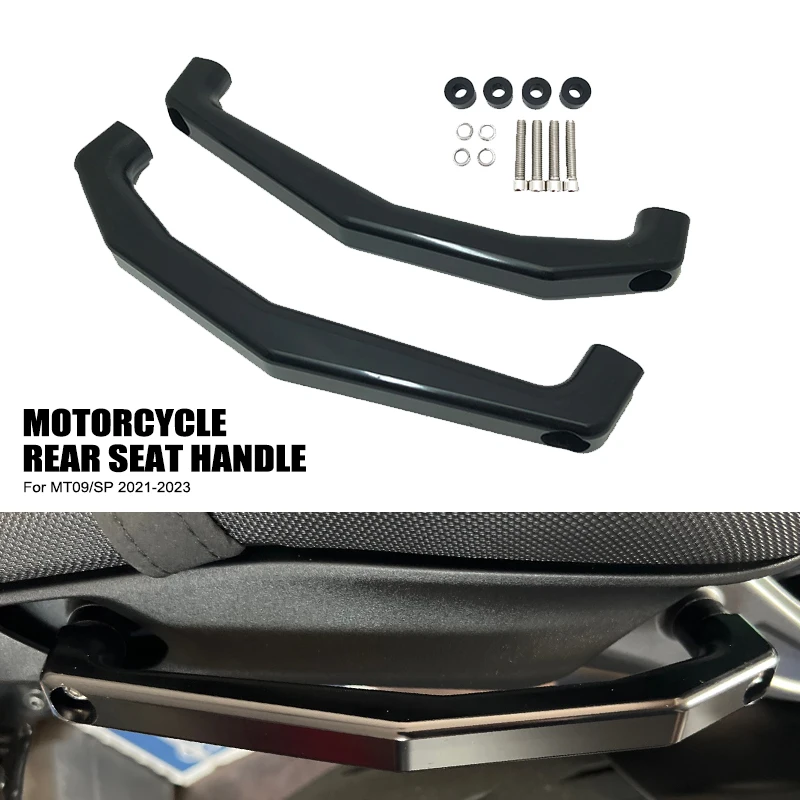 

Aluminum Rear Grab Bars Rear Seat Pillion Passenger Grab Rail Handle For Yamaha MT-09 MT09 SP MT 09 2021 2022 2023 Motorcycle