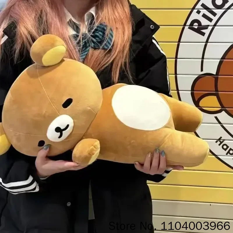 35cm Cartoon Rilakkuma Fatty Plush Doll Toys Sleeping Hug Pillow Sofa Cushion Room Decoration Toys Festival Surprise Gifts