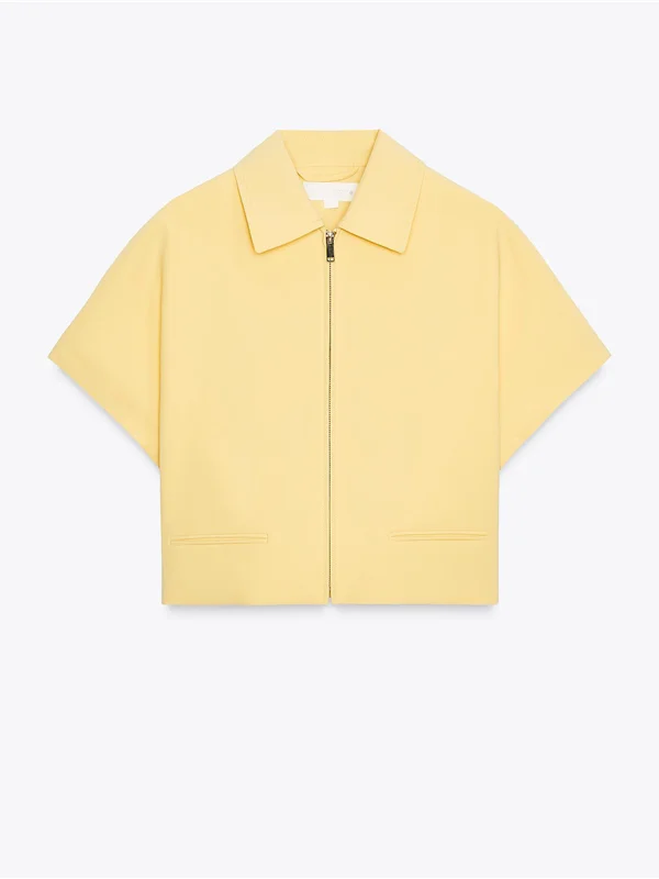 Pantalones de pierna recta de talla grande para mujer, pantalones largos con cuello vuelto, cierre de cremallera de Color Four Seasons
