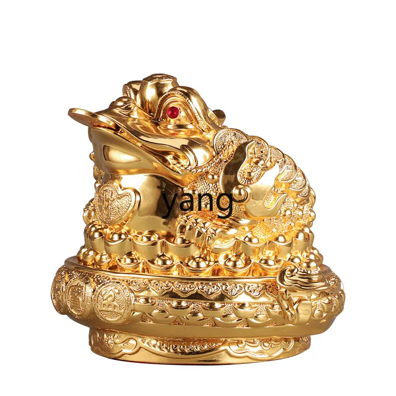 

HRC pure copper gold lucky ornament tripod gold toad office store home ornament