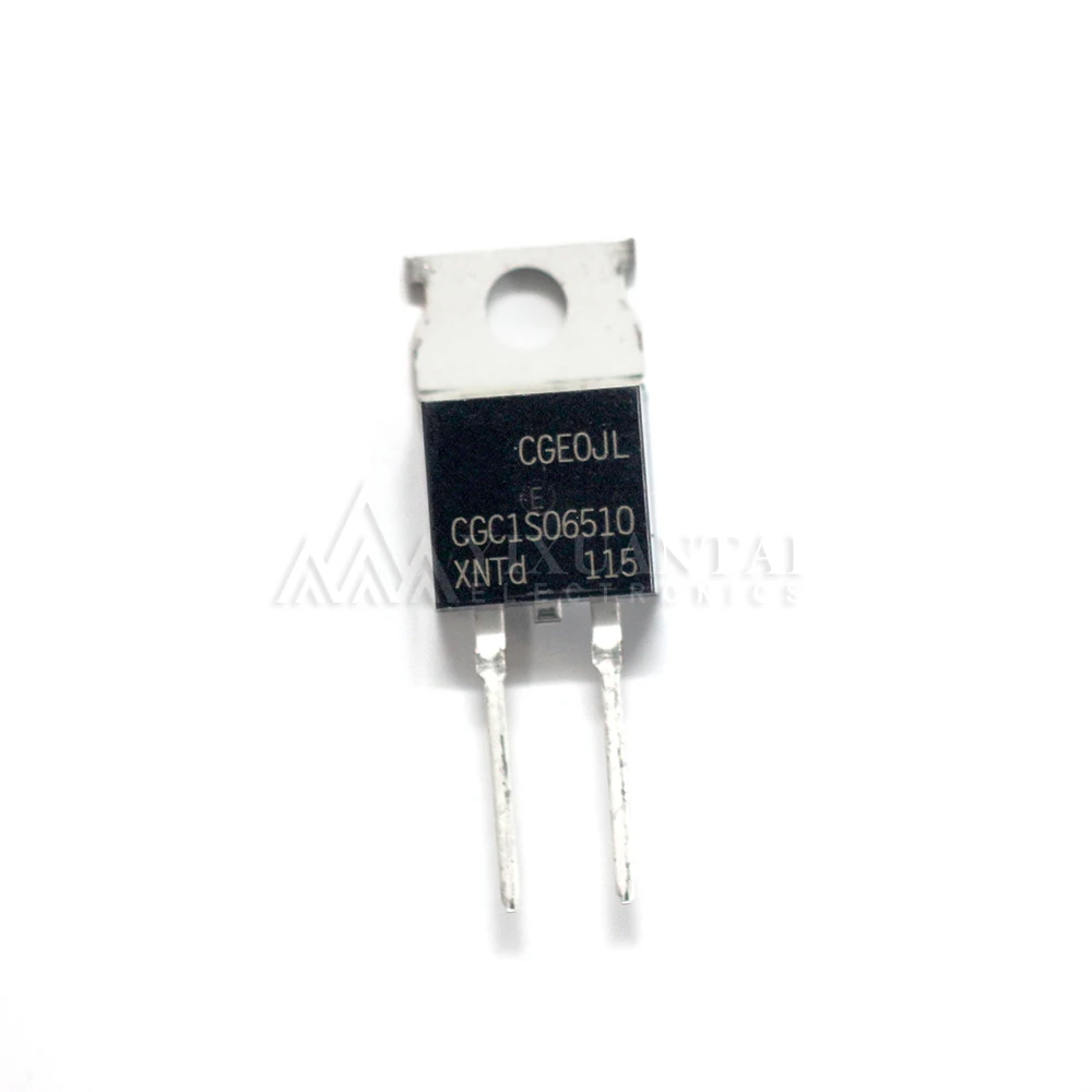10PCS/LOT NEW Original  CGC1S06510  Marking:CGC1S06510 10A 650V   Schottky diodes  TO220