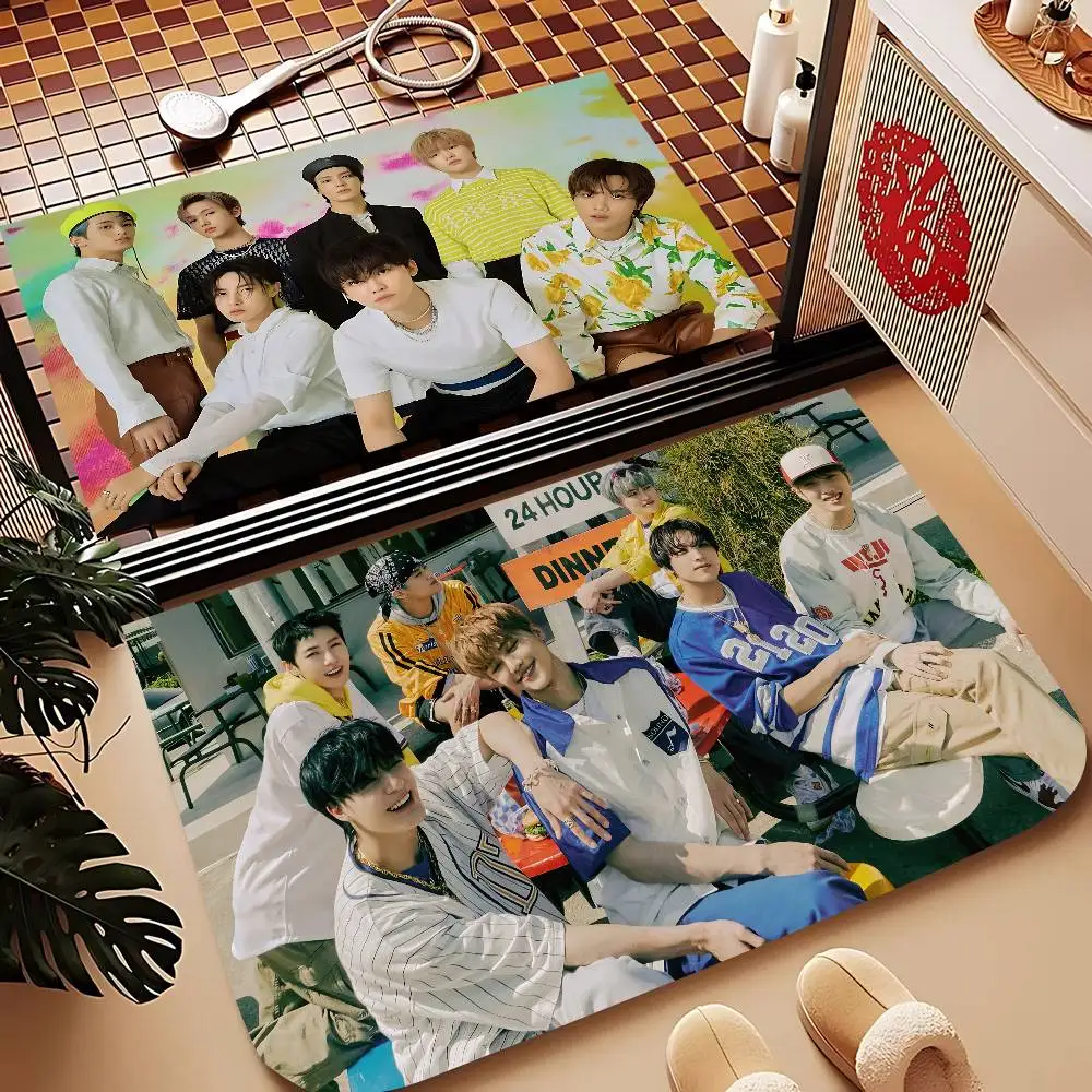 D-Dream Kpop Boy Group N-Nct غرفة الحصير أرخص المضادة للانزلاق غرفة المعيشة الحديثة شرفة مطبوعة ترحيب البساط