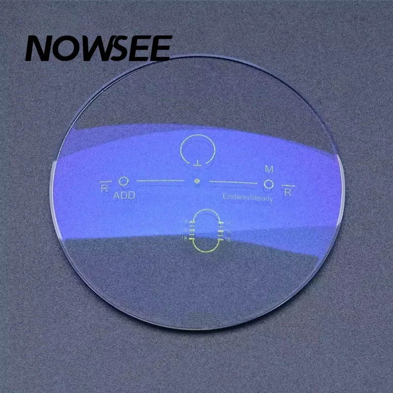 1.67 Thin Inner Progressive Multifocal Anti Blue Light UV Protection Lenses  Wide Smooth Vision Near Myopia Presbyopia Eyewear