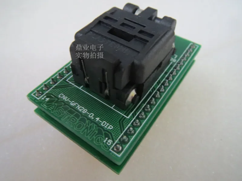 QFN28/DIP28 4X4X0.4MM Burn-in Socket gold plating IC testing seat Test Socket test bench