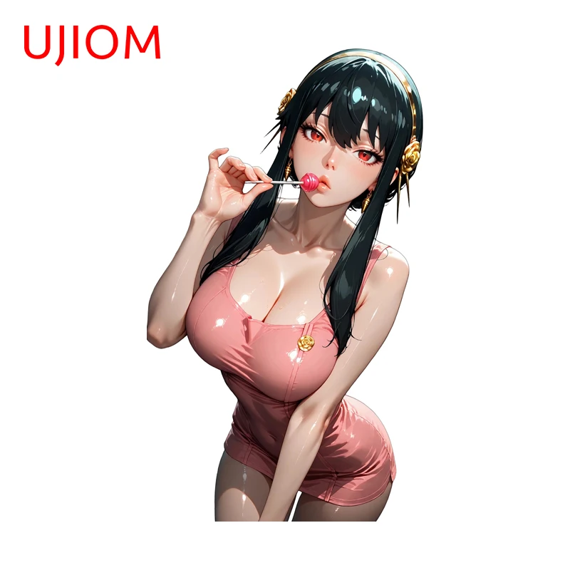 Наклейка на стену UJIOM Yor Forger Pretty Girl, художественная, элегантная, привлекательная, уникальная, водонепроницаемая, нежная, самоклеящаяся, декоративная.
