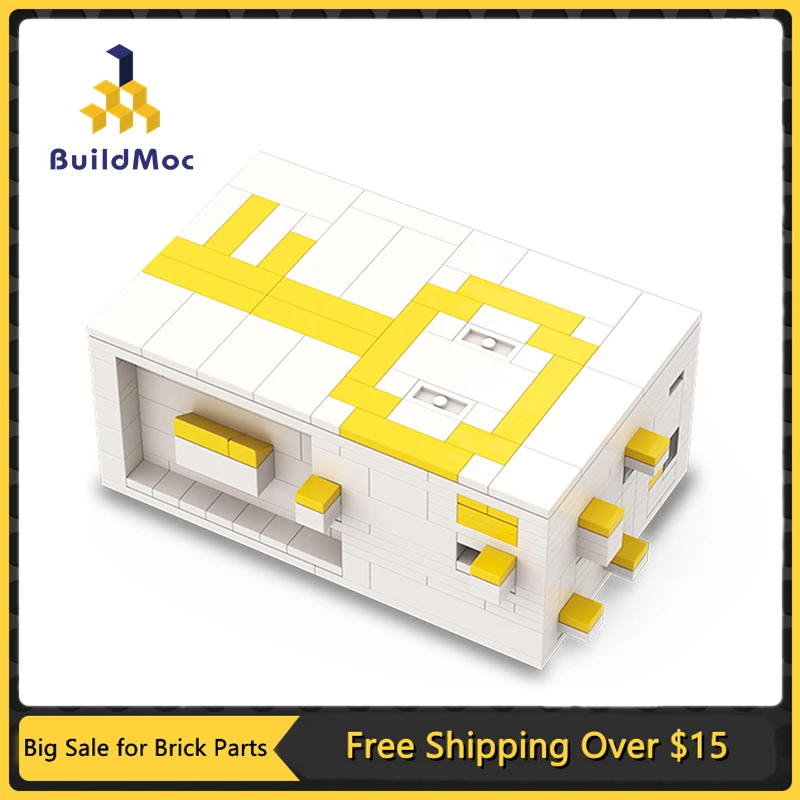 MOC Puzzle Decryption Box Building Block Set Creative DIY Key Children Yellow Exploration Decryption Holiday Gift Exquisite Toys