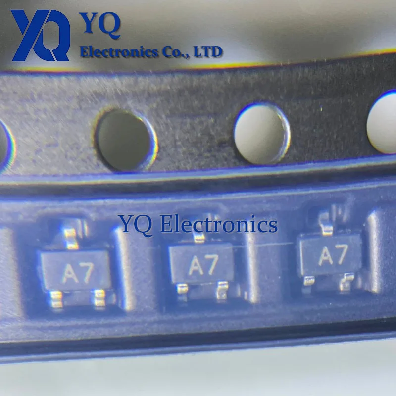 100PCS/lot New Original BAV99 BAV99LT1G A7 A7W SOT23 0.2A 70V switching diode