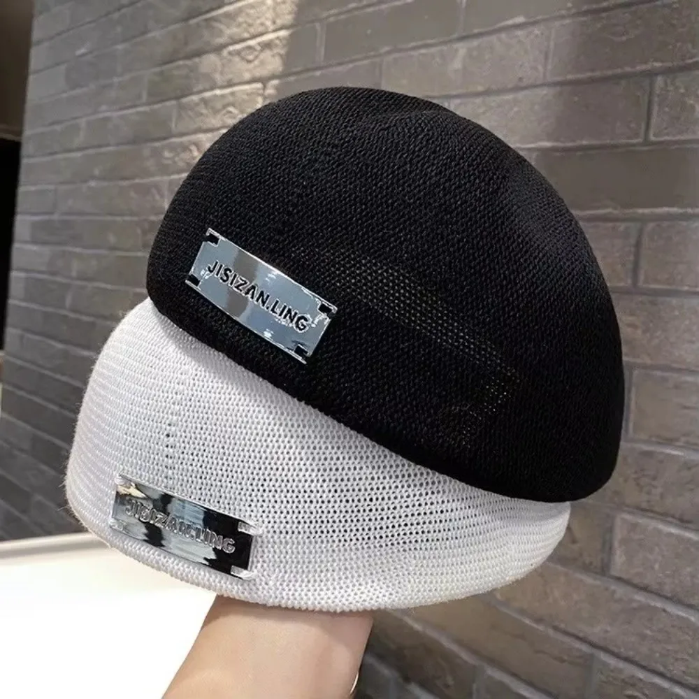 Mesh Structured Women's Berets Hat Collection Breathable Face-Slimming Stylish Hat Fashion Accessory Versatile Plain Cap