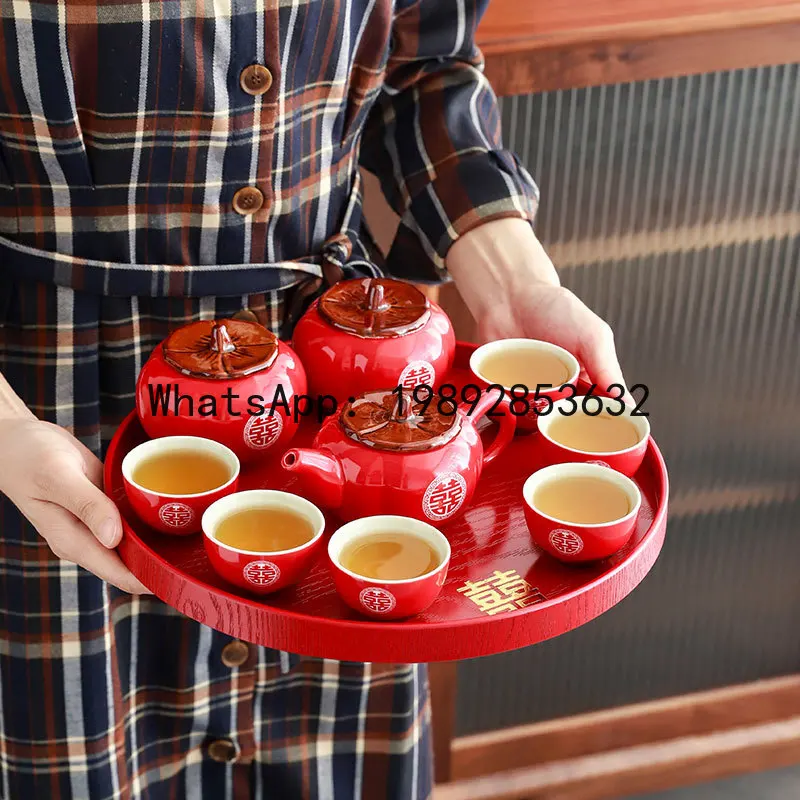 CB wedding gift for couple wedding ornaments practical tea set engagement bride sister souvenir ideas