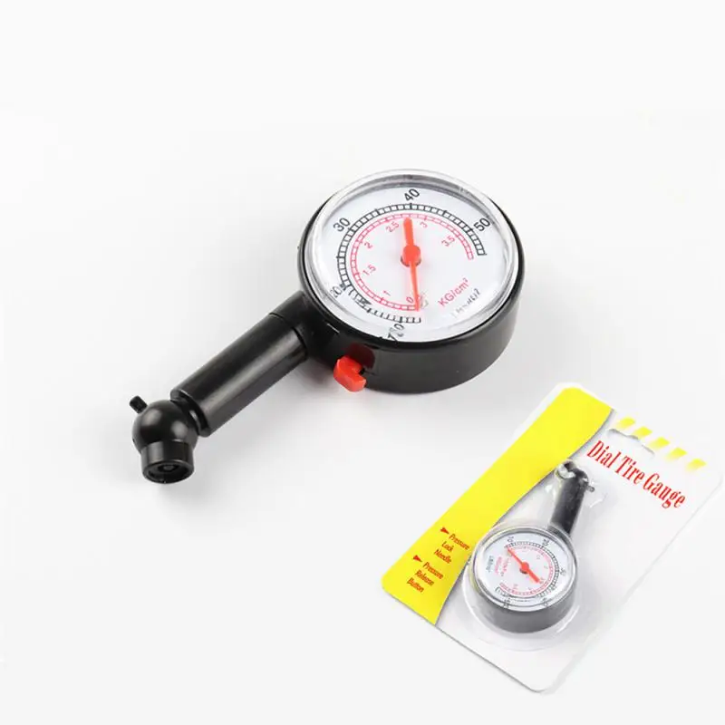 Stainless Steel Inflation Pressure Gauge Car Tire Pressure Gauge High Precision Meter Detector Repair Tools for Mechanical Tires