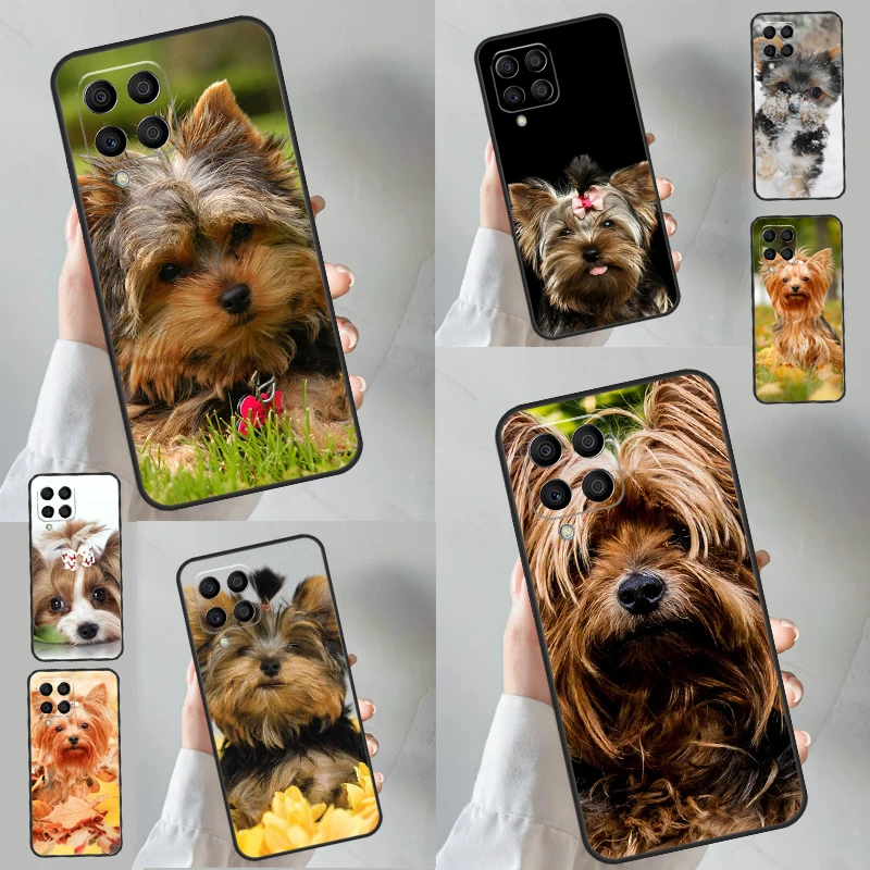 Mini funda de Yorkshire Terrier para Samsung Galaxy, M20, M30s, M31s, M55, M15, M13, M33, M53, M12, M32, M52, M11, M51, M14, M34, M54