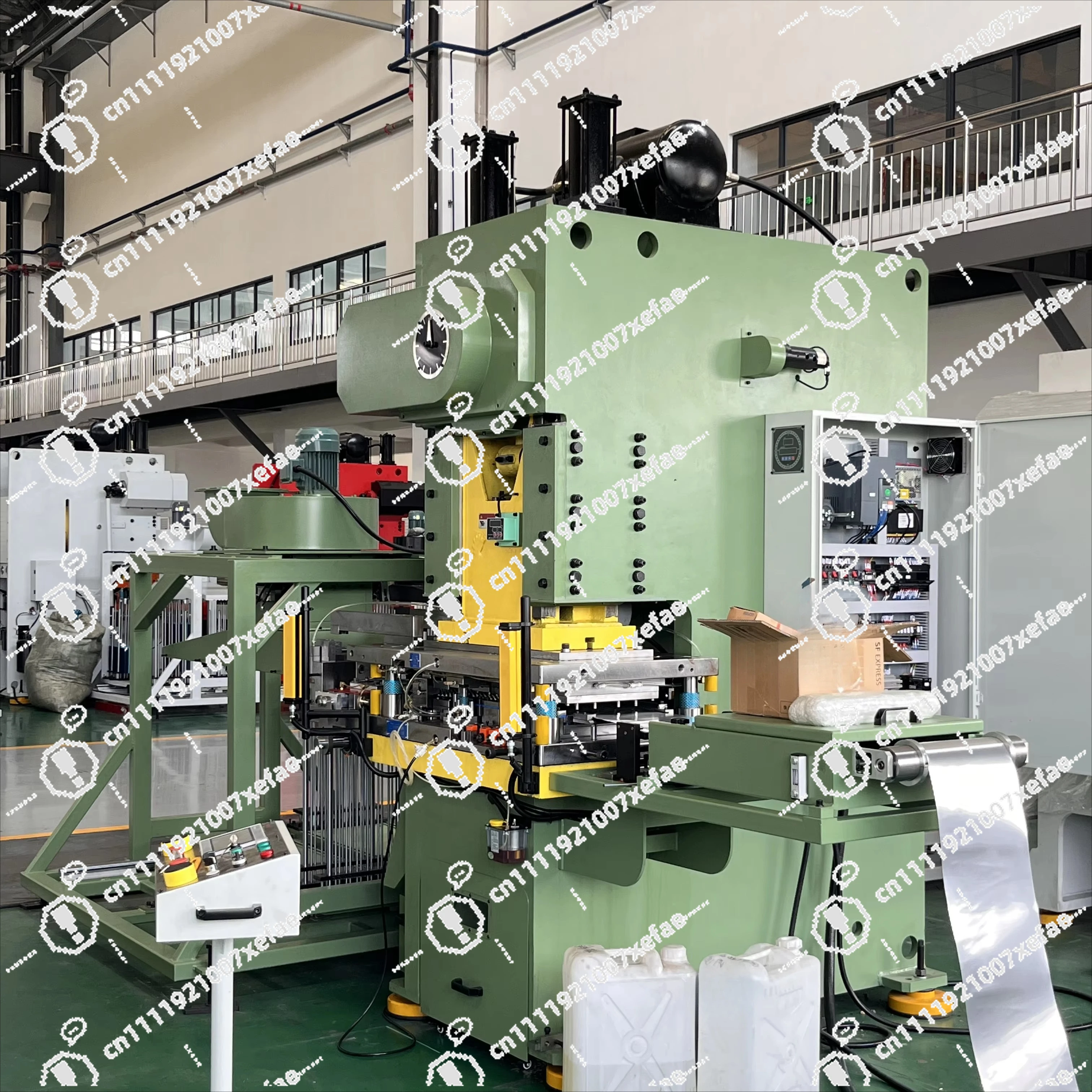 Low Deformation H-shaped Fin Pressing Line Metal Numerical Control Punch and Cutting Machine