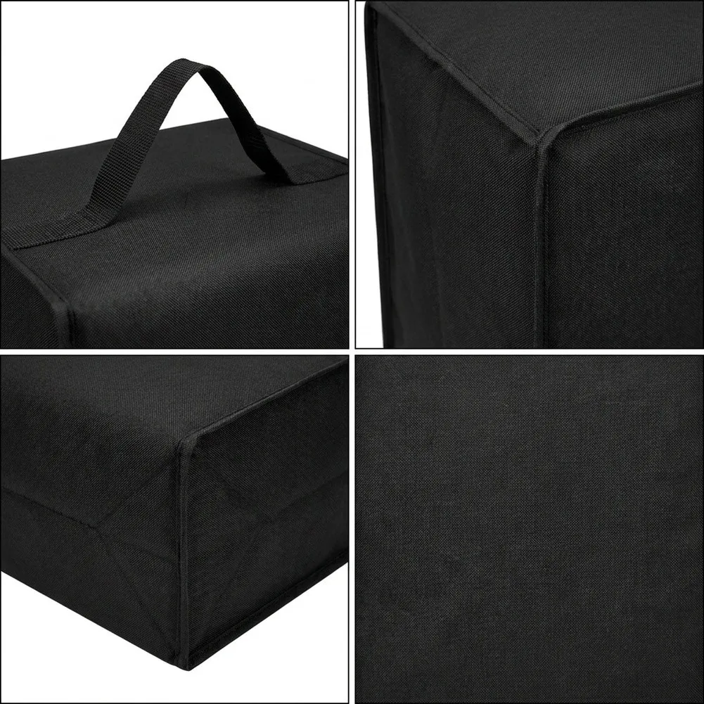 Black Oxford Cloth Cover for Blenders and For Food Processors Waterproof Dust Protection 26D 20W 37H CM Easy Wipe Case