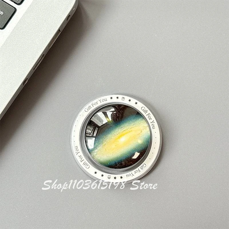 Корейский милый магнитный держатель со звездным небом и кристаллами, ручка Tok Griptok, держатель для телефона, подставка для телефона, поддержка iPhone 17, Magsafe Smart Tok