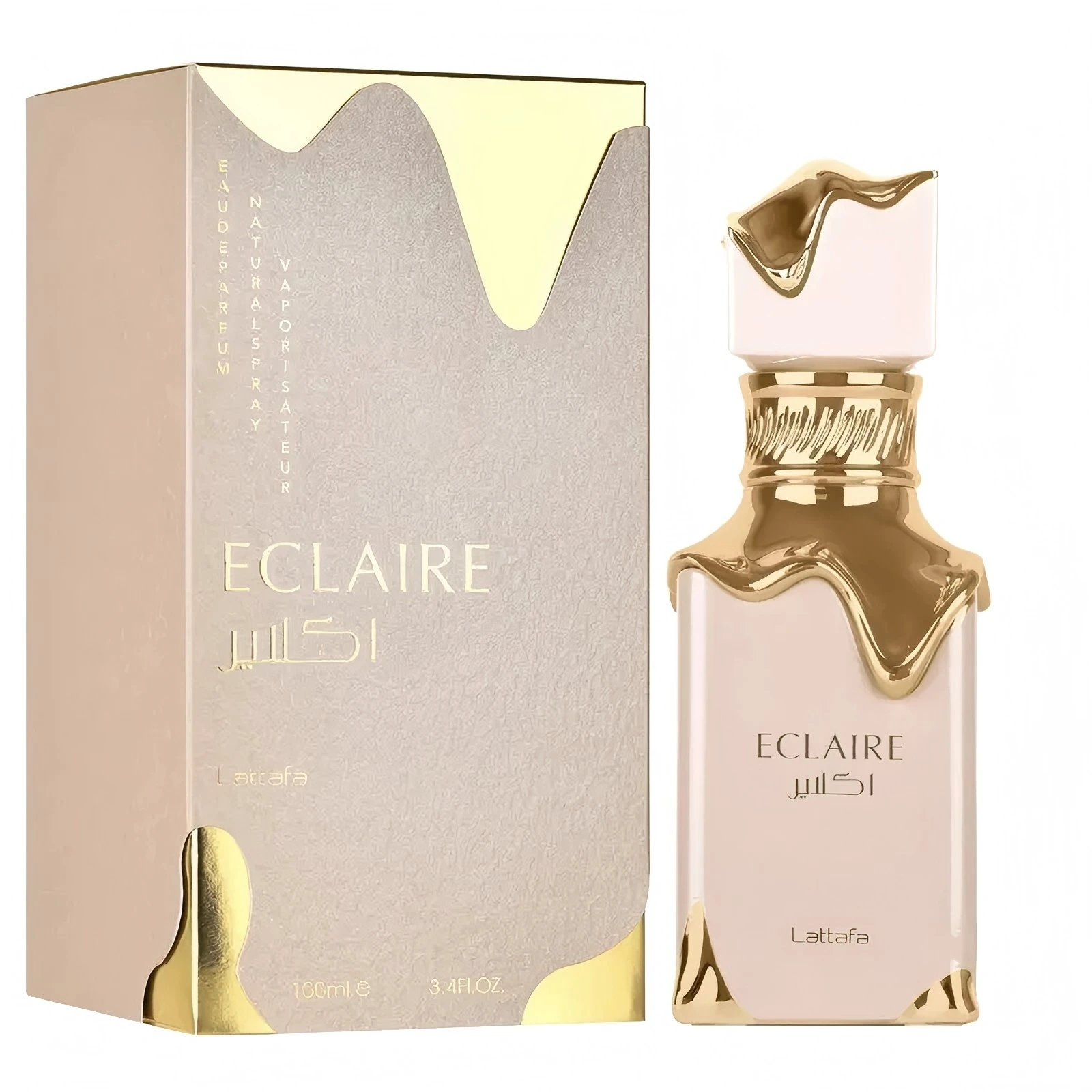 Lattafa Eclaire Eau de Parfum, Botellas Únicas, Perfumes de Pistache/Banoffi, Fragancias Unisex