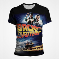 Back To The Future Movie 3D Print T-Shirts Streetwear Men Women Casual Fashion Oversized O-Neck T Shirt Kids Tees Tops Clothing