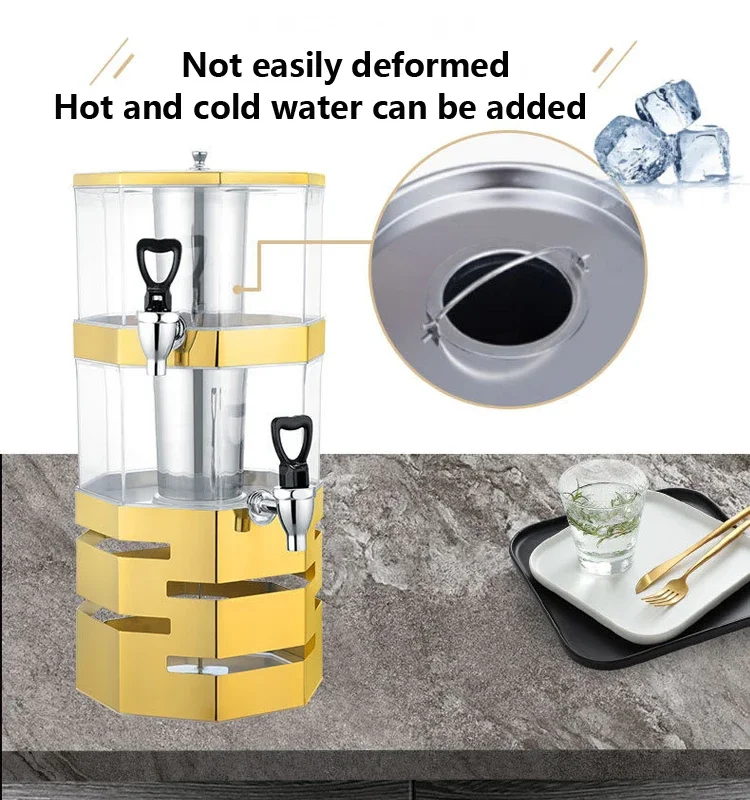 Catering Equipment Cold Fruit Juice Dispenser 4L Hot Drink Dispenser with Tap