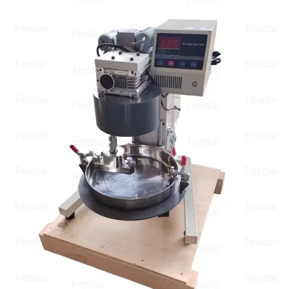 Emulsified Asphalt Wet Wheel Abrasion Tester for Slurry Mixtures Track Abrasion Test Equipment