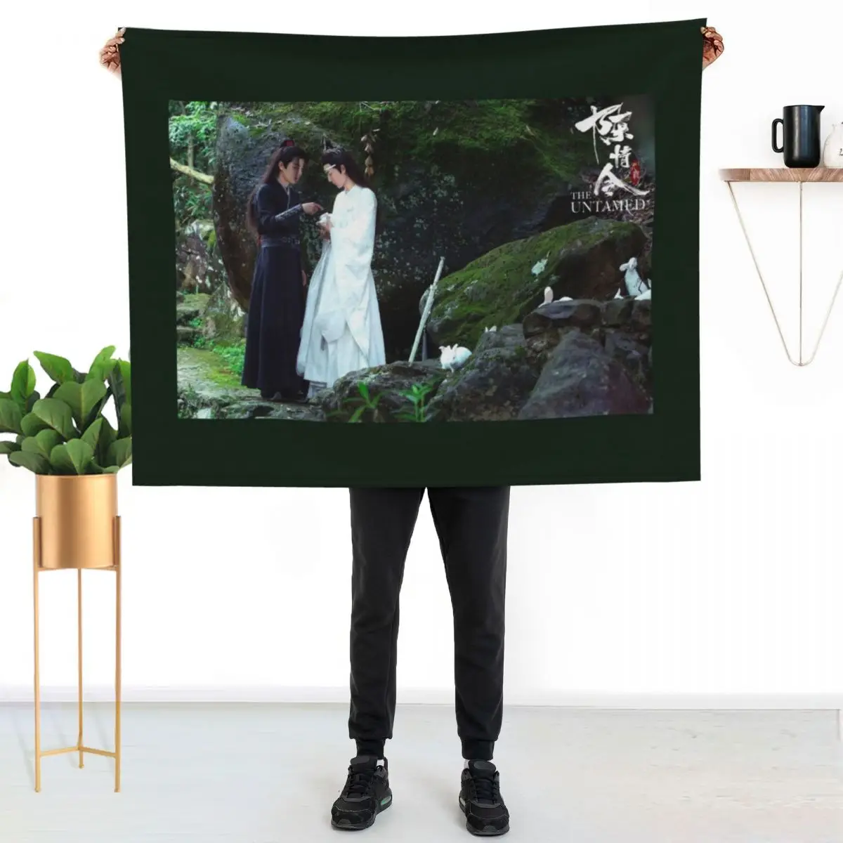 the untamed poster Throw Blanket Luxury Throw Soft Big Blankets For Bed Luxury Designer Shaggy for winter Blankets