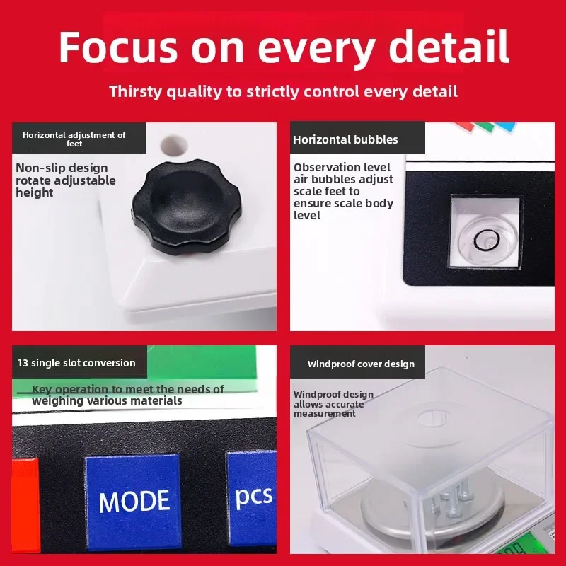 ميزان الطاولة، مختبر المجوهرات الإلكترونية الدقيقة، توازن الوزن باللغة الإنجليزية