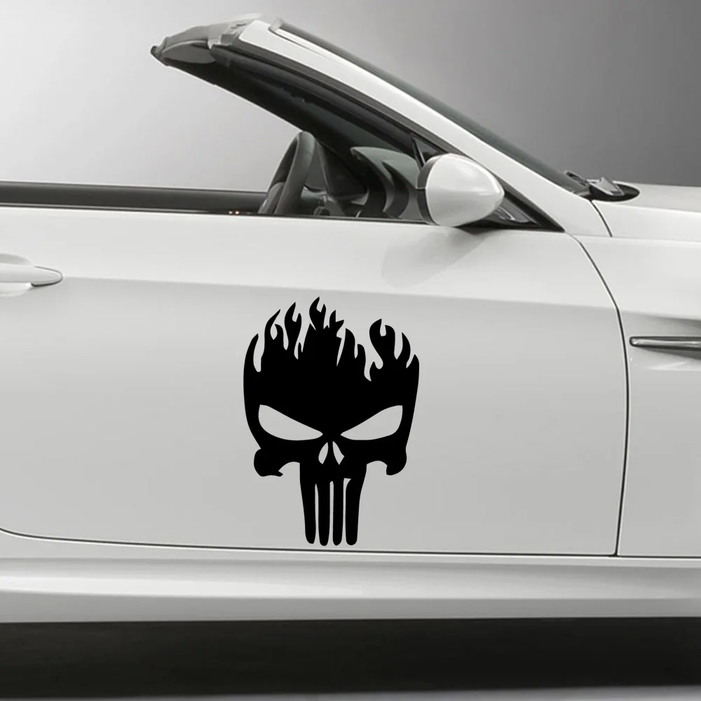 Punishment Terminator, Cool Alternative Cartoon Waterproof vinyl Car Sticker Accessories, can be pasted on windows, doors