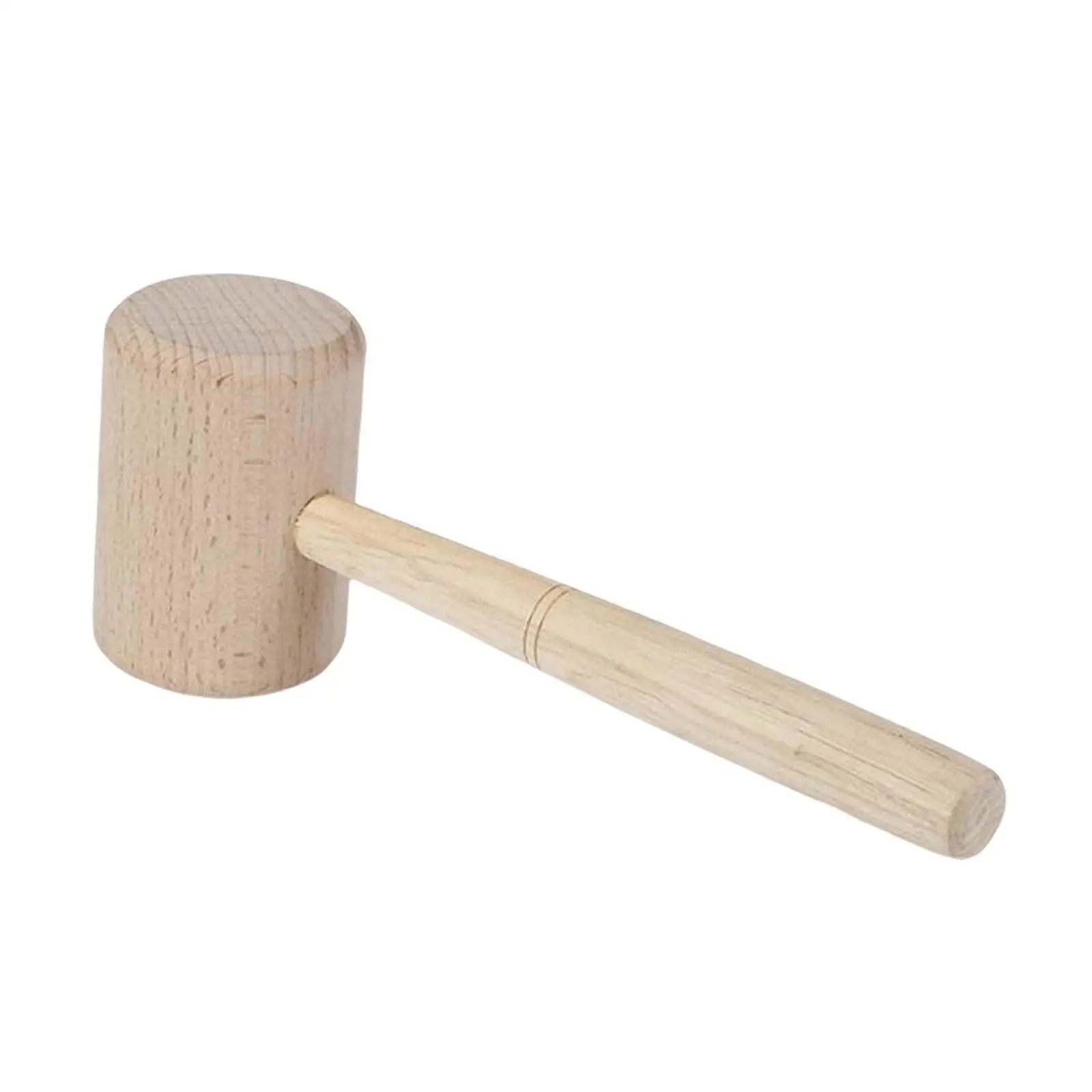 Beech Solid Wood Mallet Professional Woodworking Hammer Hand Hammer Accessory Vintage Wooden Mallet Wooden Hammer for Leather