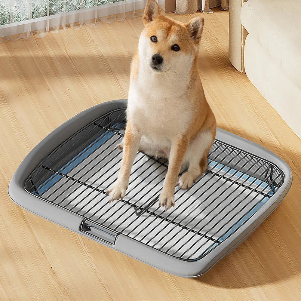 

Dog Potty Tray Detachable Washable Pet Litter Box Dog Training Toilet Pet Supplies Indoor Dog Toilet For Small And Medium Dogs