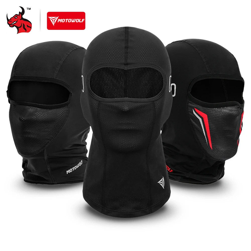 

Летняя полнолицевая маска-балаклава для мотоциклетного шлема, унисекс, защита от солнца, многофункциональная, дышащая, для велоспорта