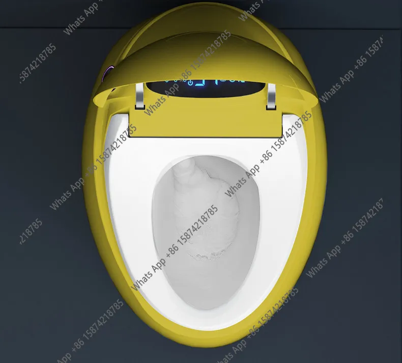 

German color smart toilet fully automatic integrated without water pressure limit circular toilet designer model