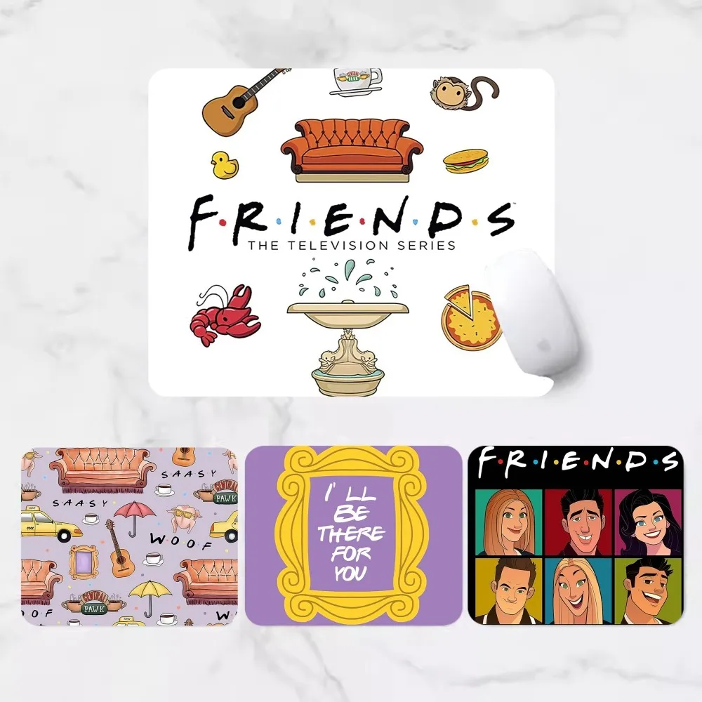 Friends TV Shows Mousepad Computer Desk Mat Table Keyboard Pad Laptop Cushion Non-slip Deskpad