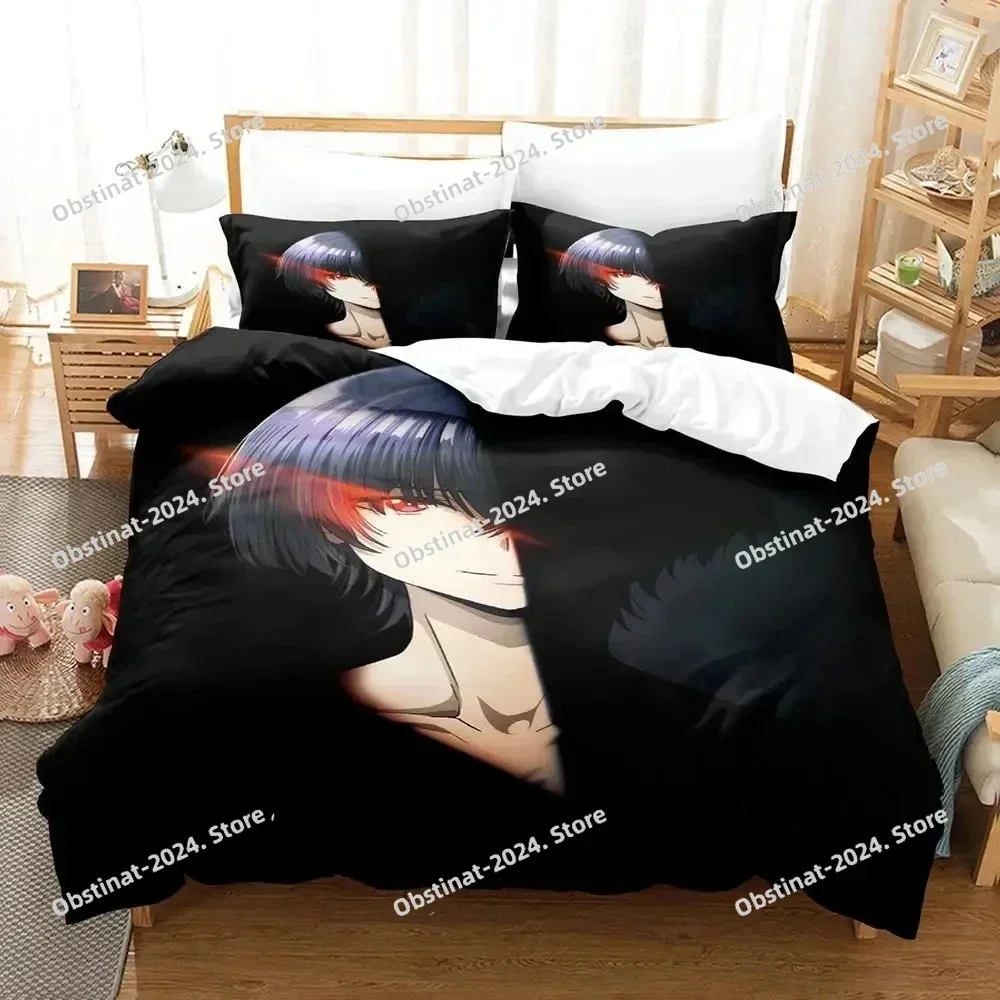 Anime Eminence in Shadow Bedding Set Printed single Comforter Quilt Bed Cover Duvet Cover Pillow Case 3 Pieces Kids Adult Size