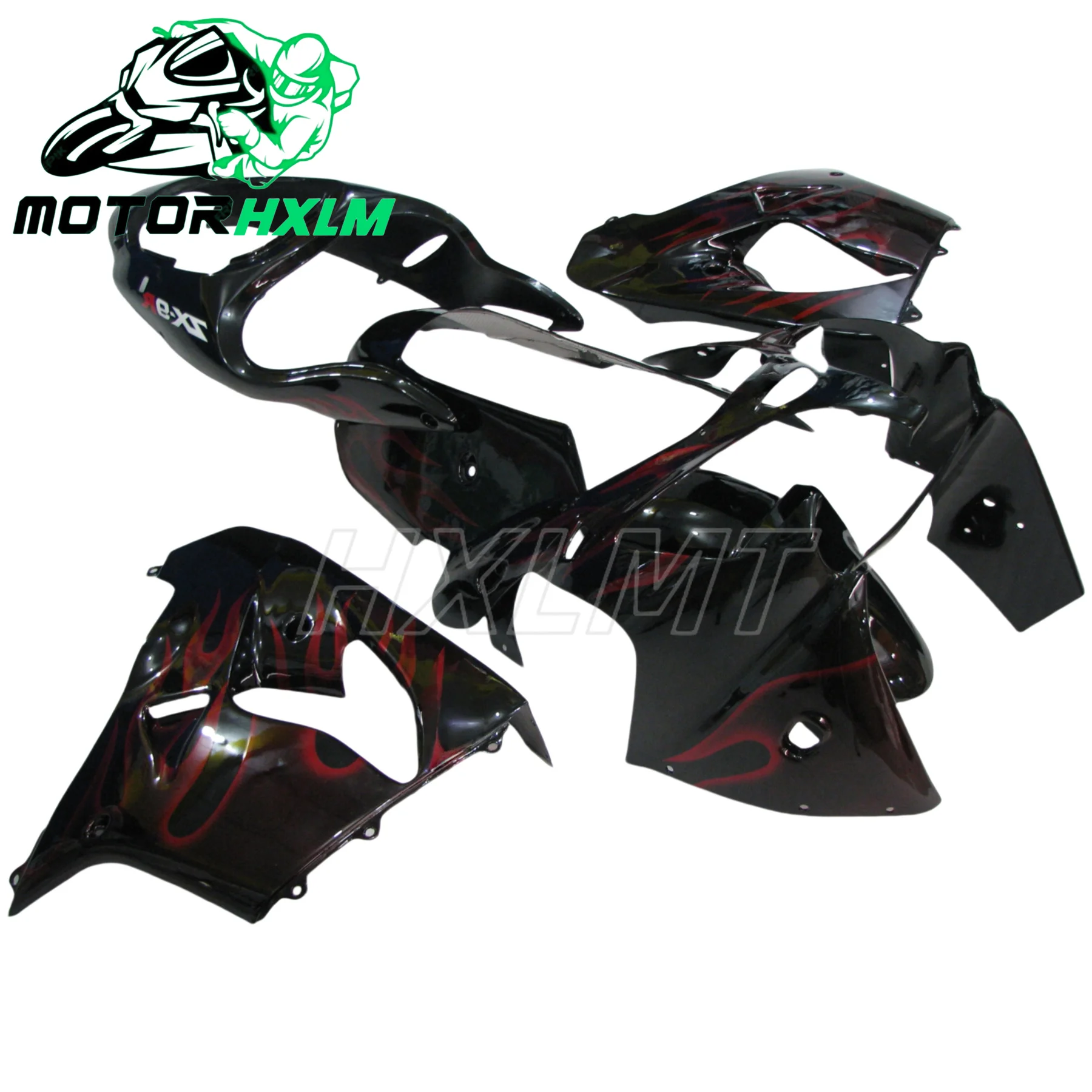 

Black fairing Fit For Kawasaki ZX9R 00 01 Full fairing kit Fairing kit Bodywork fairing kit High Quality Injection