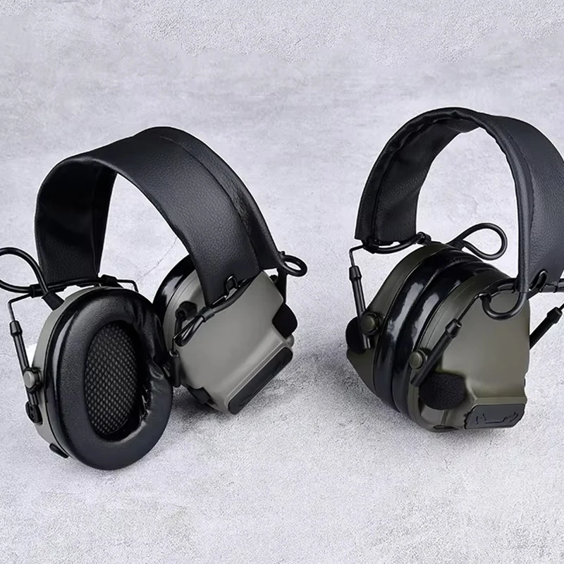 سماعة رأس تكتيكية كومتا 3 لاقط نشط وإلغاء الضوضاء وحماية السمع Airsoft اتصالات الصيد الخارجية متعددة الوظائف #5
