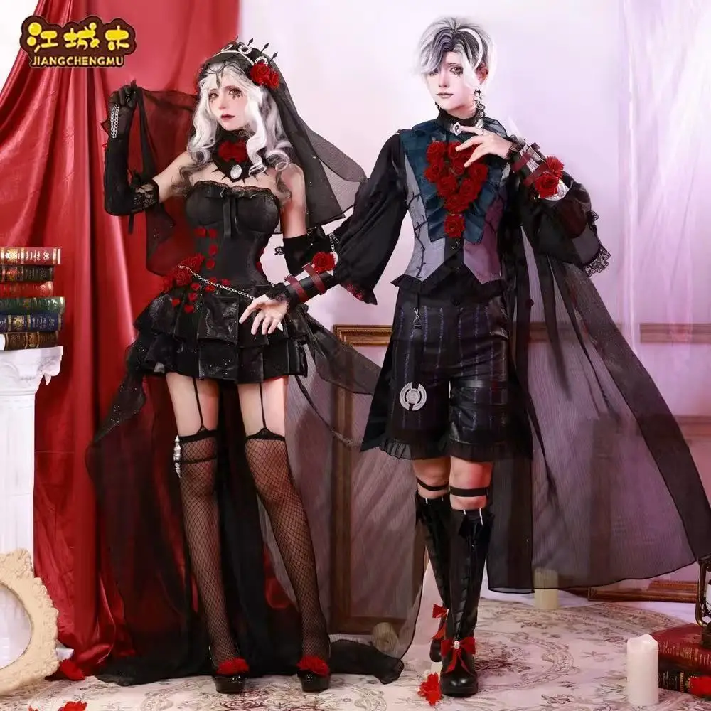 

Game Identity V Cosplay Costumes Sick Person and Psychologist CP Night Gothic rose costume anime cosplay Halloween party