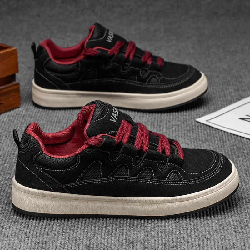 

Мужские белые массивные кроссовки осень 2024, дышащий минималистичный дизайн, приятный для студентов и популярный в Instagram