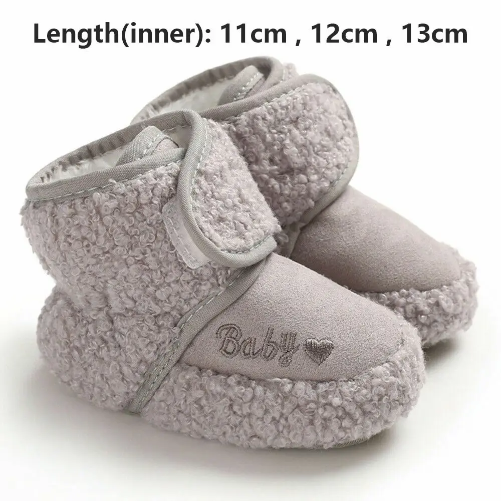 Botas de cuna cálidas y suaves y cómodas para niños y niñas, calcetines antideslizantes para bebés recién nacidos, zapatillas