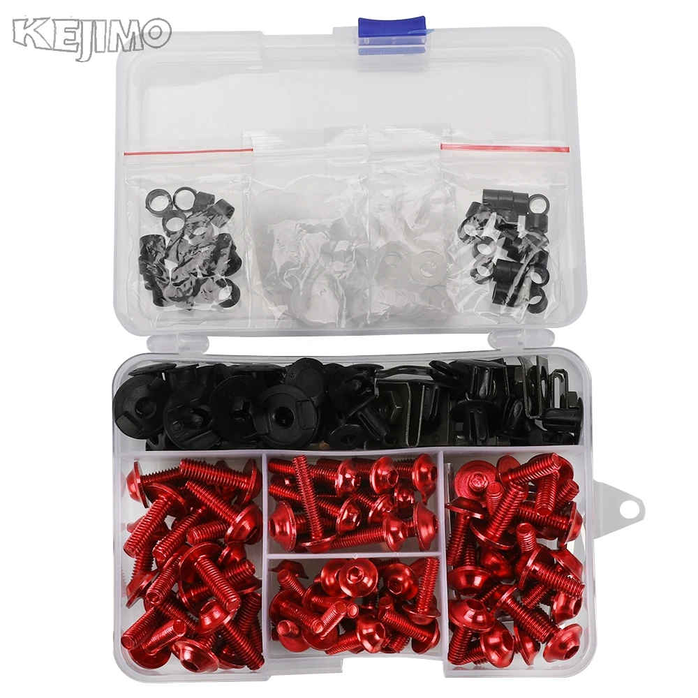 

Fairing Bolts Screws Kit Nut Clips For DUCATI 848 SCRAMBLER DIAVEL MONSTER 821 796 797 696 950 MULTISTRADA 1200 PANIGALE V4 V2