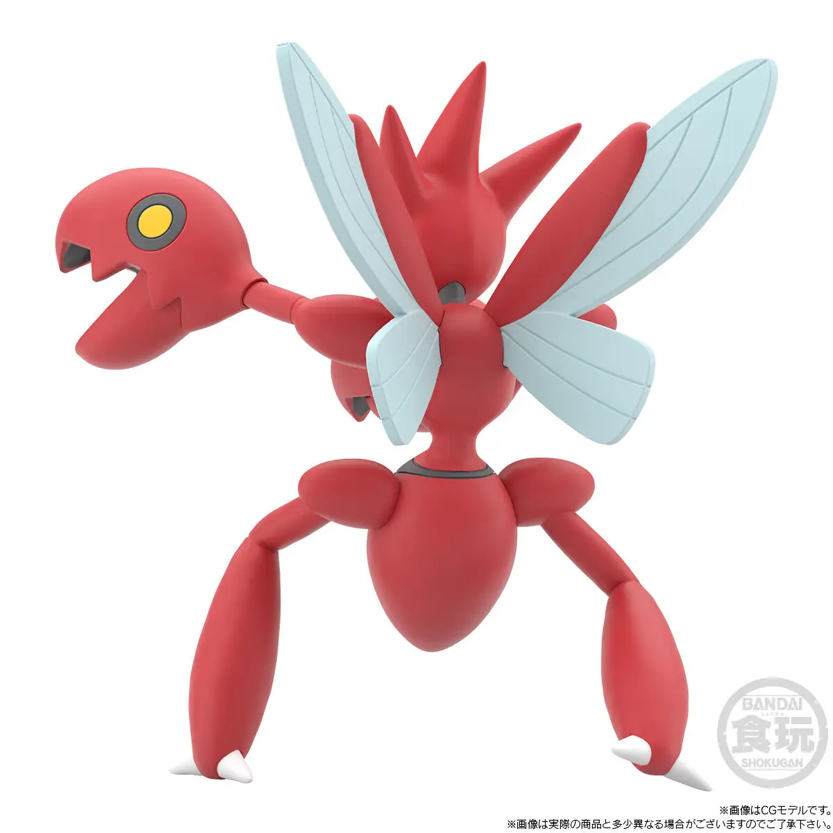 Bandai Shokugan Pokemon Scale World Kanto region Scizor Bugsy Tsukushi Pvc Action Figures Figurine Toys