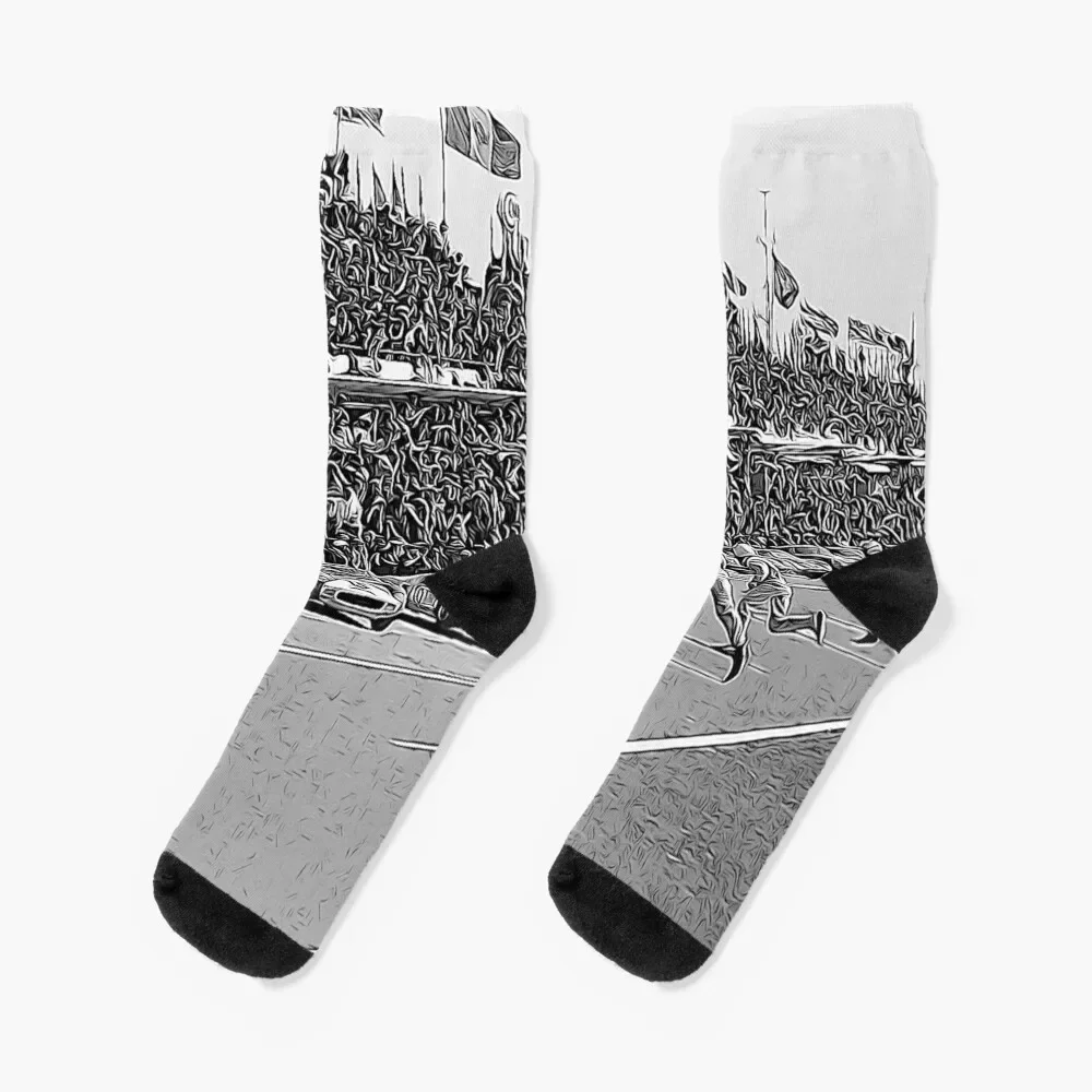 

24h Le Mans 1964 start Socks kawaii heated valentine gift ideas Socks Women Men's