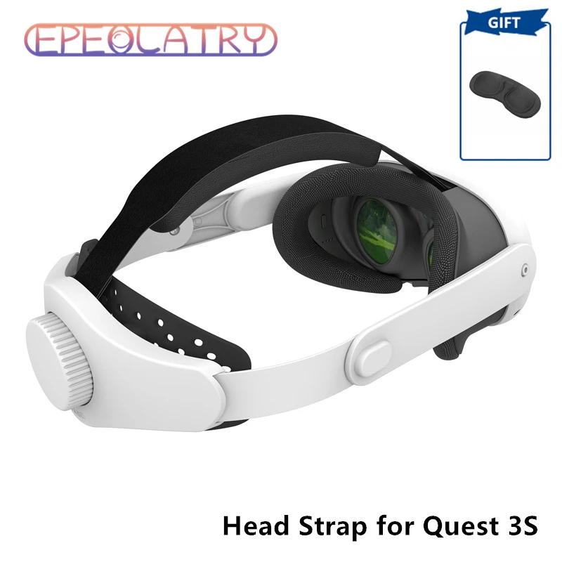 

Ремешок на голову Epeolatry для Quest 3S, регулируемый удобный ремешок на голову для Meta Quest 3S, ремешок Halo, аксессуар VR