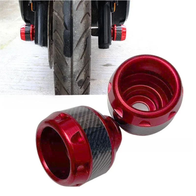 

Universal Motorcycle Wheel Protection Crash Pad Moto Exterior Crash Protect Alloy Motocross Front Fork Frame Falling Slider Cups
